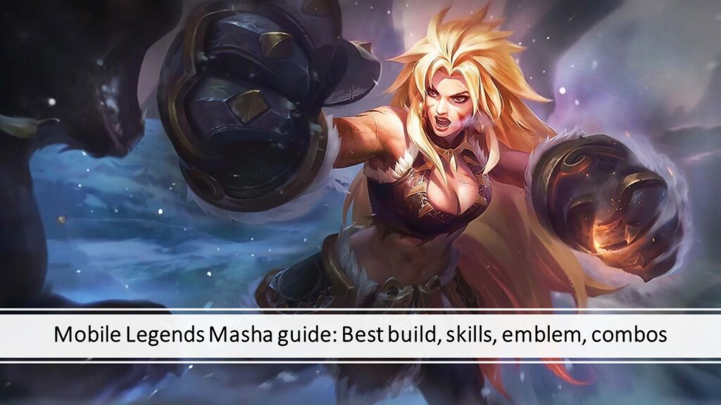 Mobile Legends: Bang Bang Masha wallpaper with link to hero guide